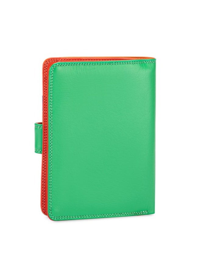 mywalit Large Snap Nappa Leather Wallet with RFID Protection, 10 Card Slots, ID Window, Zip Coin Pockets & Pen - Image 1