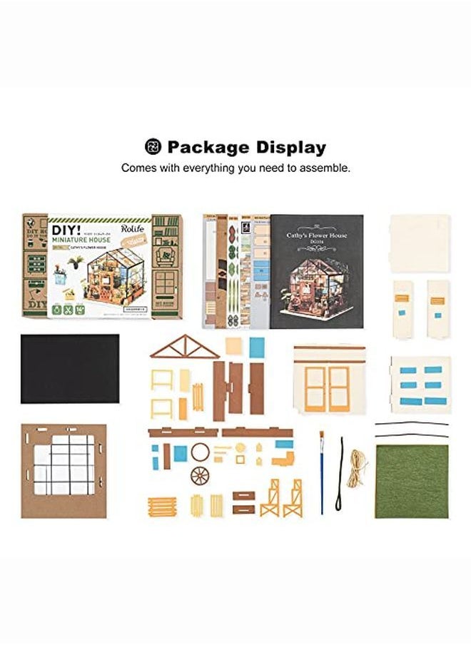 Diy Miniatures Dollhouse Craft Kits For Adult To Build Tiny House Model Christmas Birthday Gift For Family And Friends(Cathy'S Greenhouse) - pzsku/Z1C78309A5174CAF8A87AZ/45/_/1652698855/9e490214-13d3-4667-9d03-2ae2dc1a0851