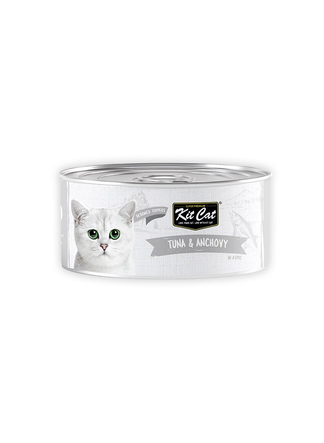 Kit Cat Tuna And Anchovy Toppers Cat Wet Food - 80GM (Pack Of 24) - Image 2