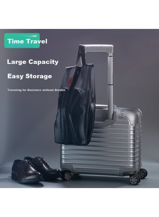Sometimes Time Space Shoe Storage Bag Travel Business Trip Sports Shoes Bag High-end Business Black Gold Color - Image 4