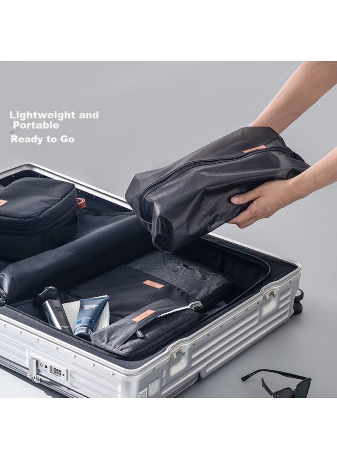 Sometimes Time Space Shoe Storage Bag Travel Business Trip Sports Shoes Bag High-end Business Black Gold Color - Image 2