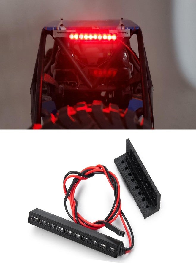WEFEINO RC LED Lights 32mm 65mm RC Brake Light Stop Lamp for 1/10 RC Crawler Axial SCX10 90046 Wraith RR10 TRX4 D90 (65mm-Red) - Image 2
