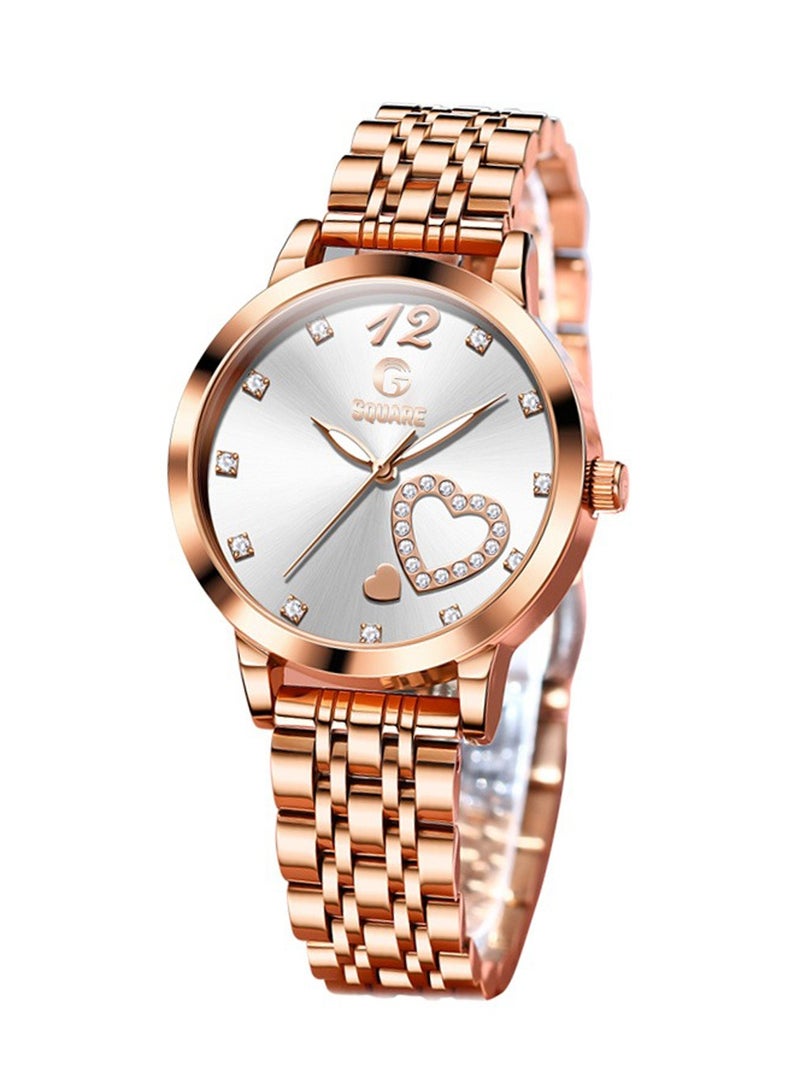 Gsquare Women’s Analog Quartz Rose Gold Stainless Steel Watch – Model 5189 - Image 2