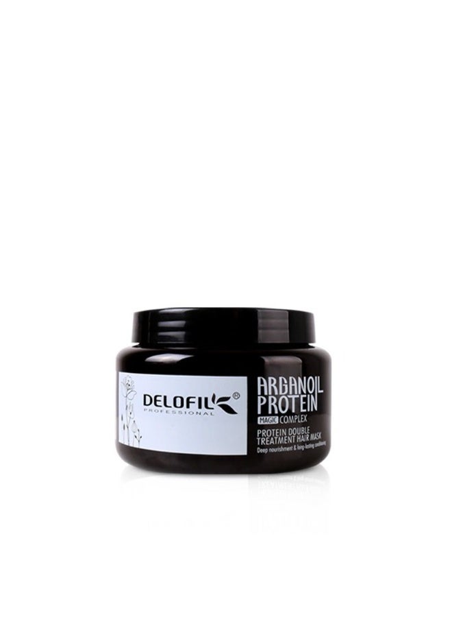 DELOFIL Argan Oil Protein Hair Mask – Deep Repair & Hydrating Treatment for Damaged, Dry, and Frizzy Hair. - Image 5
