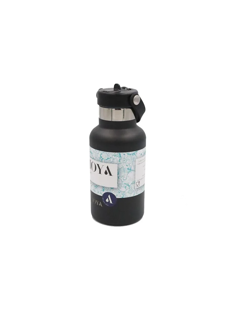 مويا Moya "Seashell" 350ml Insulated Sustainable Water Bottle Black
