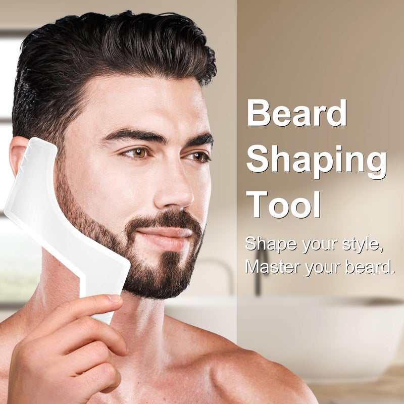 YogerYou Beard Kit,Beard Grooming Kit for Men W/Straight Razor,2 PACK Beard Oil, Wash, Balm, Brush, Comb, Scissors Mens Birthday Christmas Gifts for Men Boyfriend Husband Beard Trimming Shaving Kit - Image 3