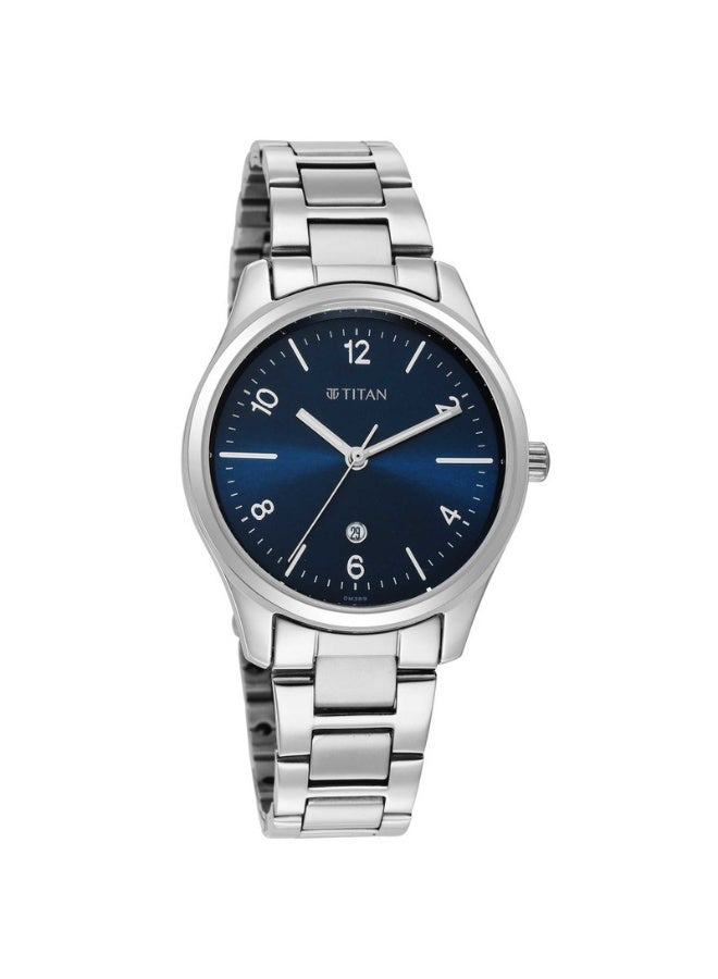 TITAN Trendsetters Women’s Watch 2639SM07 – Blue Dial, Stainless Steel Strap, Quartz Movement - Image 2