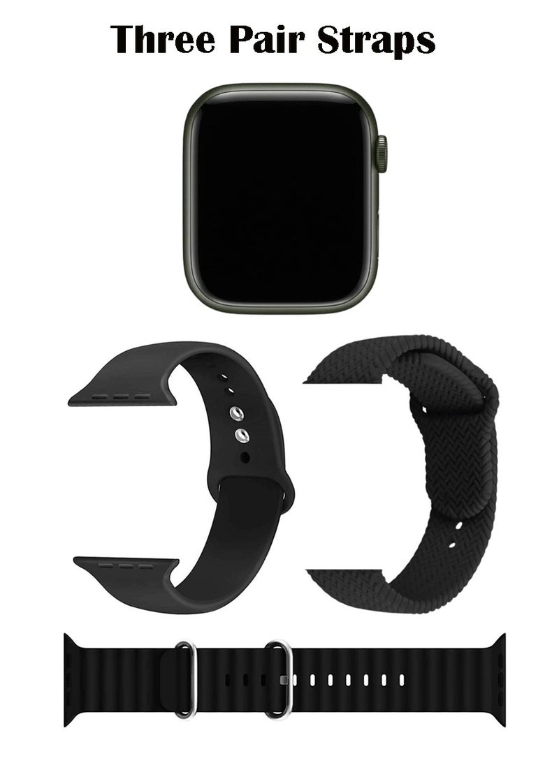 modio Modio U93 Mini 40 MM Smart Watch With 3 Pair Strap and Stylish Analogue Watch with Diamond Jewellery Accessories Combo for Ladies and Girls Black  - Image 5