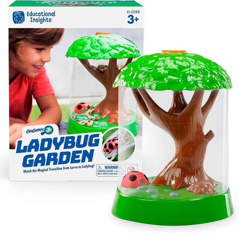 Educational Insights GeoSafari Jr. Ladybug Garden - Kids Outdoor Bug Catcher for Ages 3+ - Image 1
