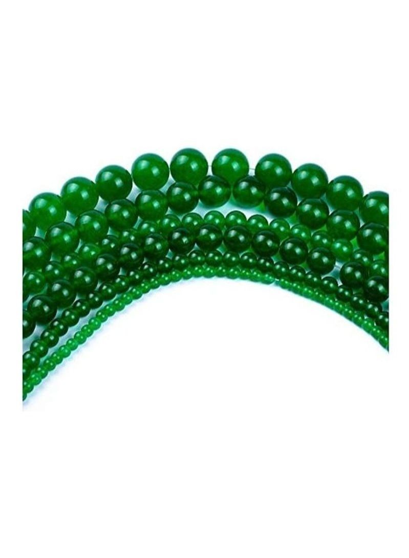 Dyed Natural Round Dark  Jade Loose Stone Beads 