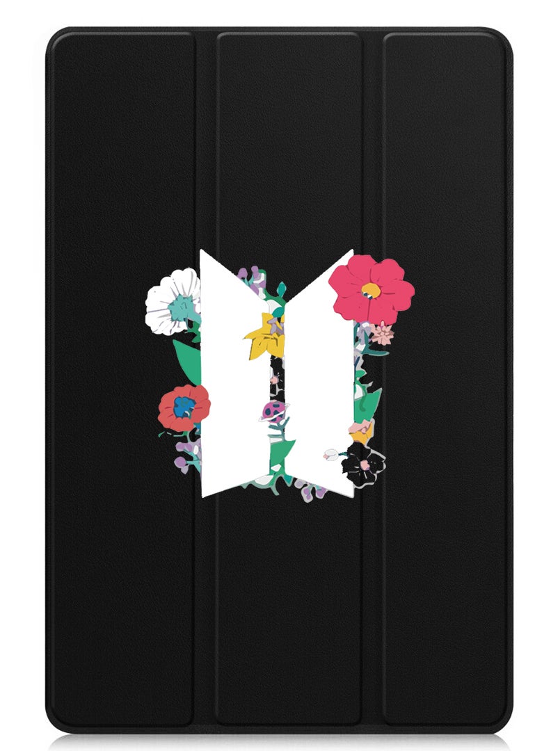 Theodor Protective Flip Case For Xiaomi Pad 7 & Xiaomi Pad 7 Pro With Trifold Stand Auto Wake Sleep Shockproof Cover - BTS floral White - Image 1