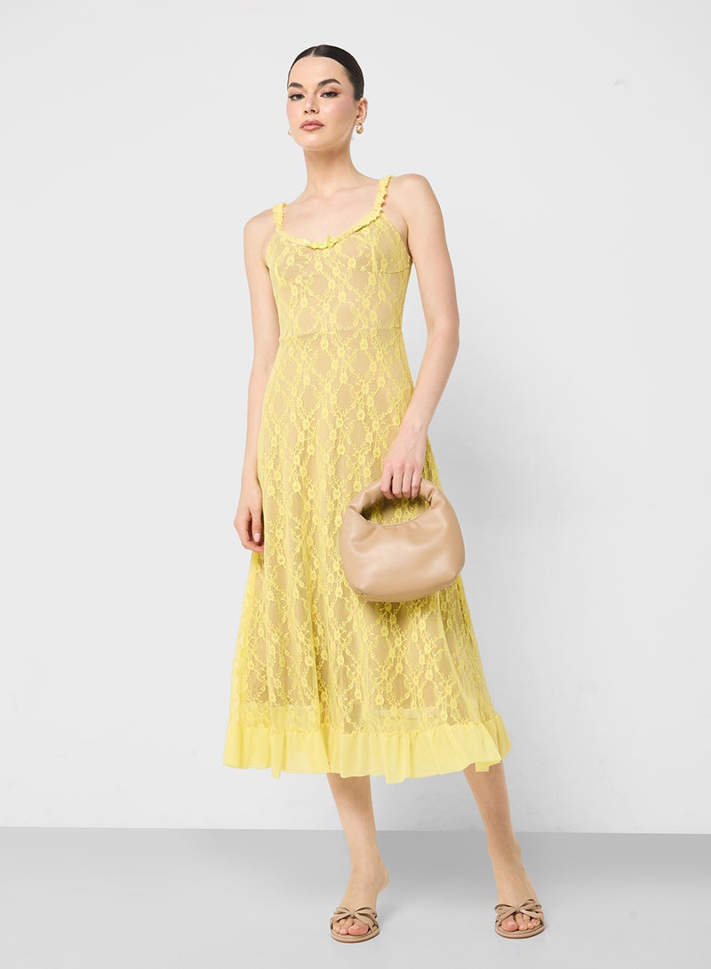 Ginger Cami Lace Slip Dress - Image 4