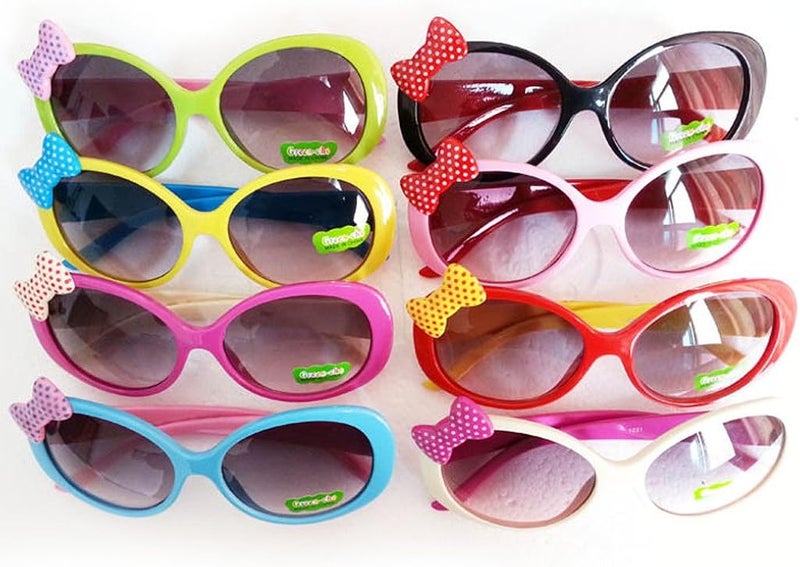 klarako 2Pcs Stylish Child Kids Girls Children Goggles Anti-UV400 Sunglasses - Image 4