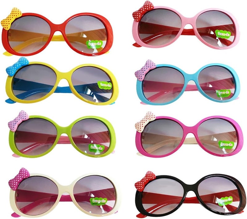 klarako 2Pcs Stylish Child Kids Girls Children Goggles Anti-UV400 Sunglasses - Image 2