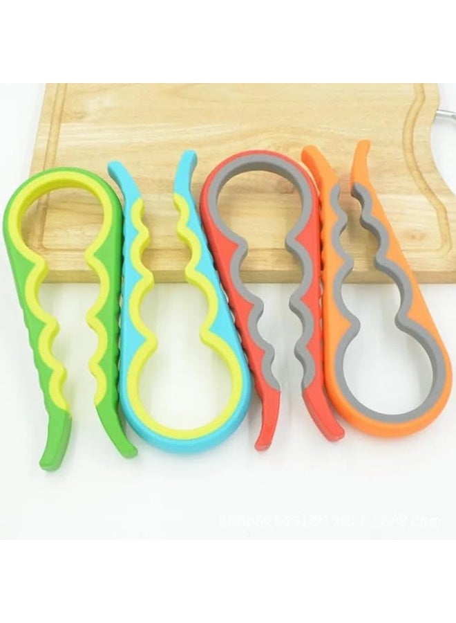 Jar Opener Tool, Easy Grip Kitchen Aid, Blue and Yellow - Image 4