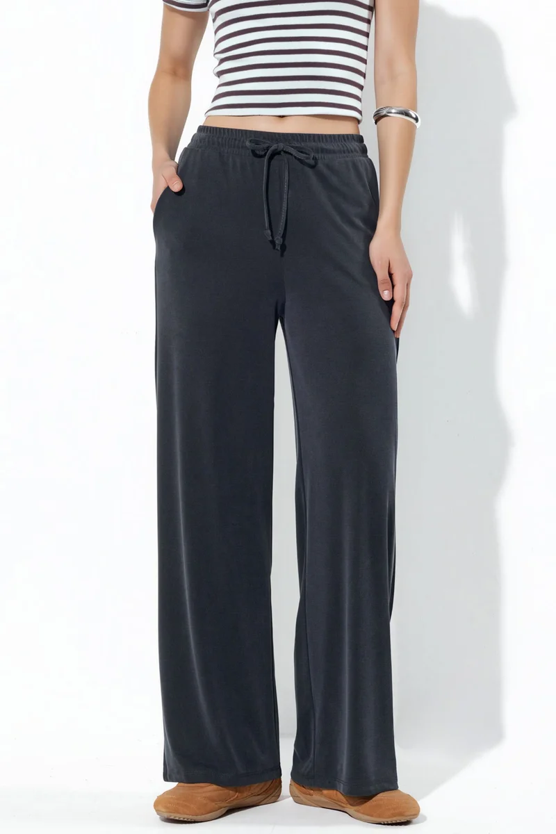 BUSEM Women's Straight-leg Jersey Joggers