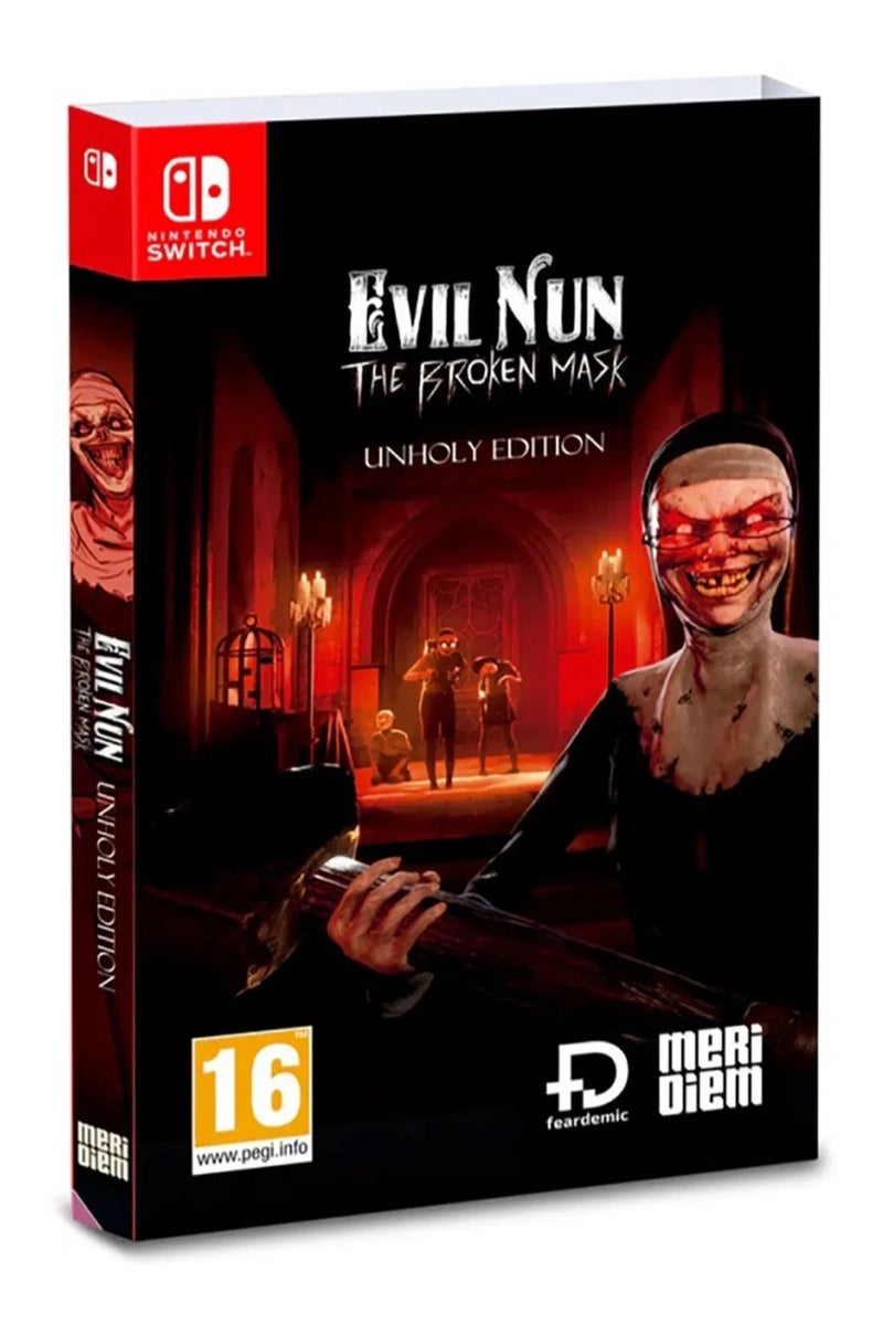 SWITCH 0 Evil Nun: The Broken Mask – Unholy Edition - Nintendo Switch - Escape the Haunted School of Horrors - Image 1
