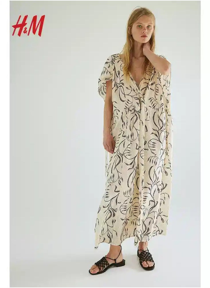 H and M - HM Women's New Loose Lightweight Comfortable And Fashionable Dress - Image 1