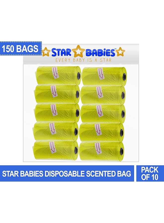 STAR BABiES Scented Bag Pack Of 10 Yellow 1 - Image 2