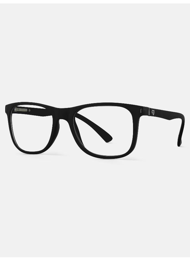 Woggles Noir Black Square Blue Screen Glasses  - Image 5
