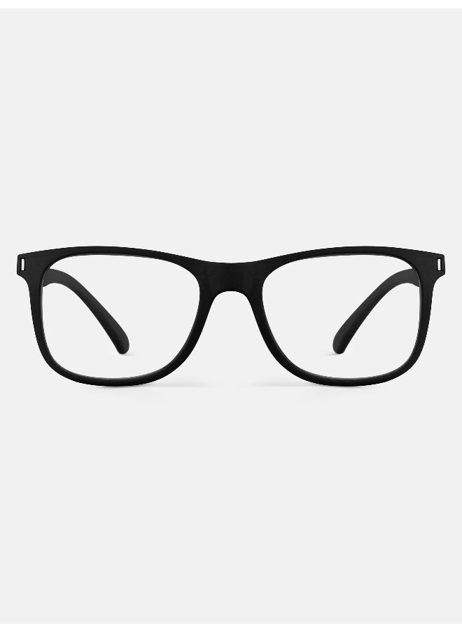 Woggles Noir Black Square Blue Screen Glasses  - Image 4