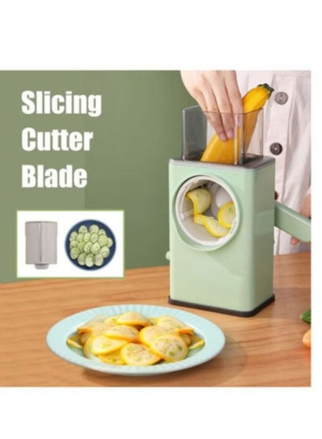 ACLIX 3 In 1 Shredder Slicer Grinder Salad Maker Machine With Stainless Steel Roller Blades - Image 3