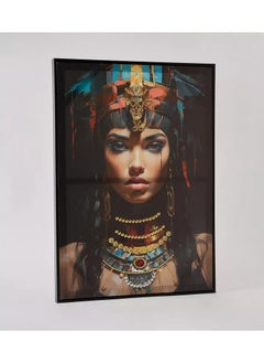 Home Box Ersel Girl Canvas with Hand Painting - 50x70x2.5 cm  - Image 1
