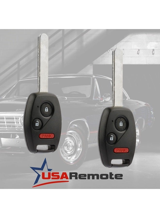 USARemote جهاز تحكم عن بُعد للدخول بدون مفتاح يناسب هوندا أكورد / CR-V / CR-Z / فيت / إنسايت 2007 2008 2009 2010 2011 2012 2013 2014 2015 (MLBHLIK-1T)، مجموعة من 2 - Image 2