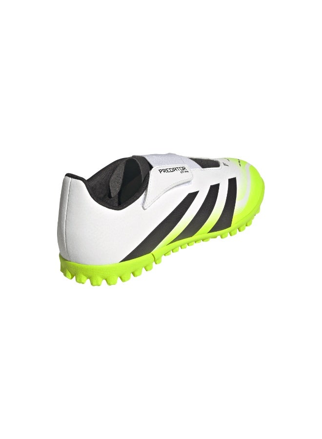 Adidas Predator Club Hook-and-Loop Turf Boots Kids - White/Blac - Image 5