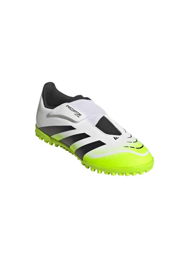 Adidas Predator Club Hook-and-Loop Turf Boots Kids - White/Blac - Image 4