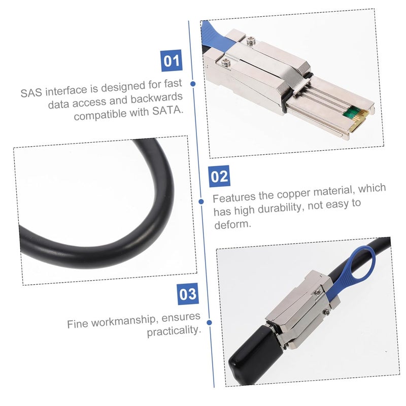 Internal Mini SAS Sff-8088 26 Pin Cable 0.5m High-Speed Server Data Storage Cord for Internal Mini SAS Systems - Image 3
