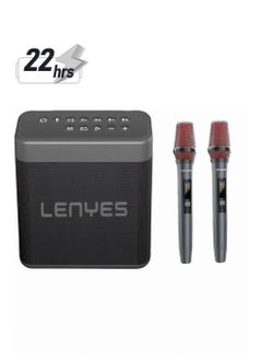 Lenyes Lenyes S832 Outdoor KTV Wireless Speaker and Microphone Karaoke, 200W Output, 5.0 Bluetooth, Up to 18 Meters Distance, Up to 22 Hours Battery Life, 24000mAH Battery Capacity - Black  - Image 1