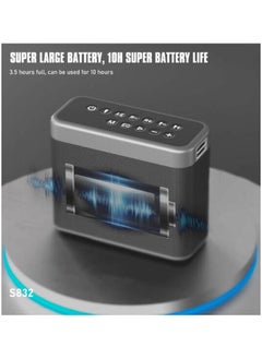 Lenyes Lenyes S832 Outdoor KTV Wireless Speaker and Microphone Karaoke, 200W Output, 5.0 Bluetooth, Up to 18 Meters Distance, Up to 22 Hours Battery Life, 24000mAH Battery Capacity - Black  - Image 2