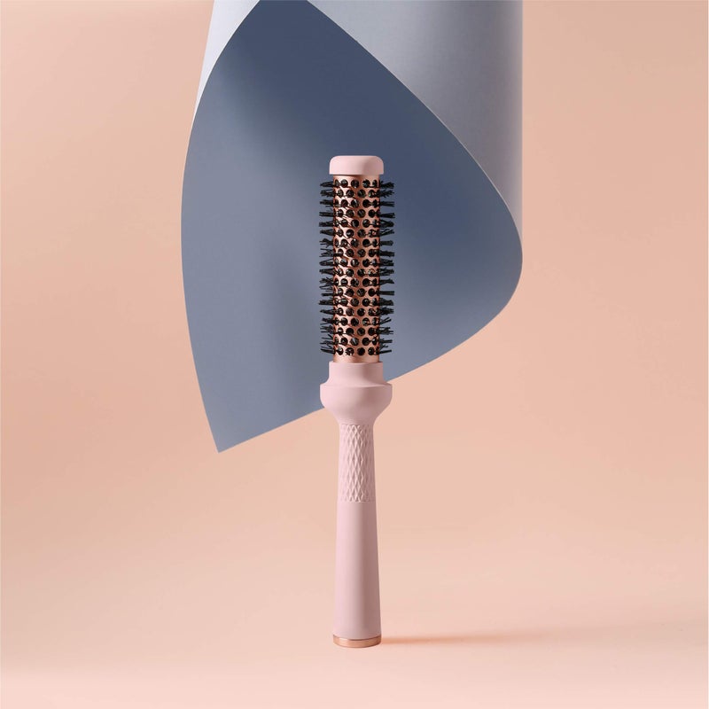 F3 Systems Magic Curling Round Brush (1 Inch) - Non-electronic, Self-Standing Round Brush, Great Blowout, Ceramic Coated Barrel, Quick Styling, Ionic Thermal Barrel, Volumizer, Styler - Image 2