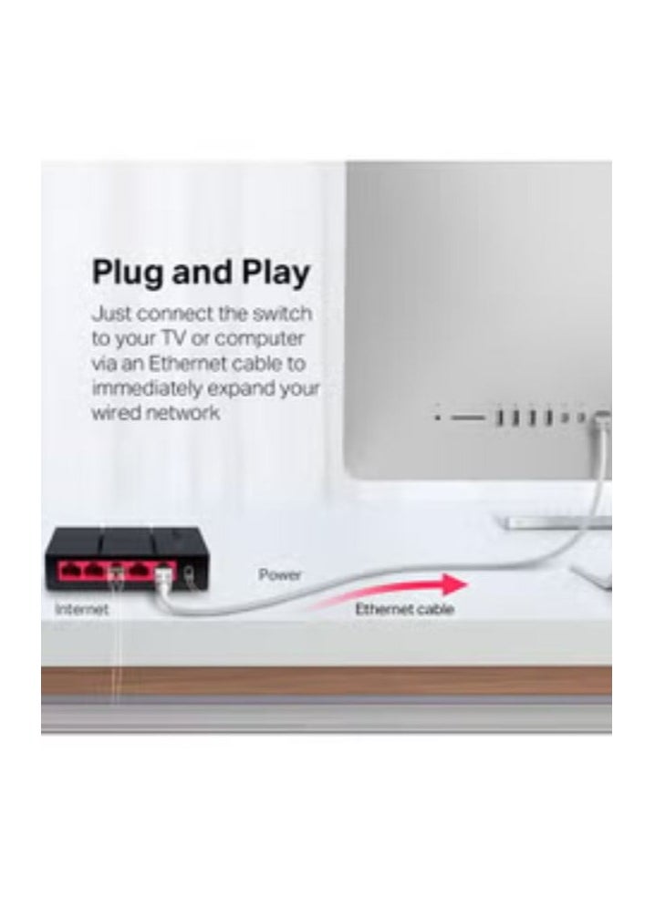 ماركة غير محددة MERCUSYS 5-Port Gigabit Ethernet Switch/Hub  - Image 4