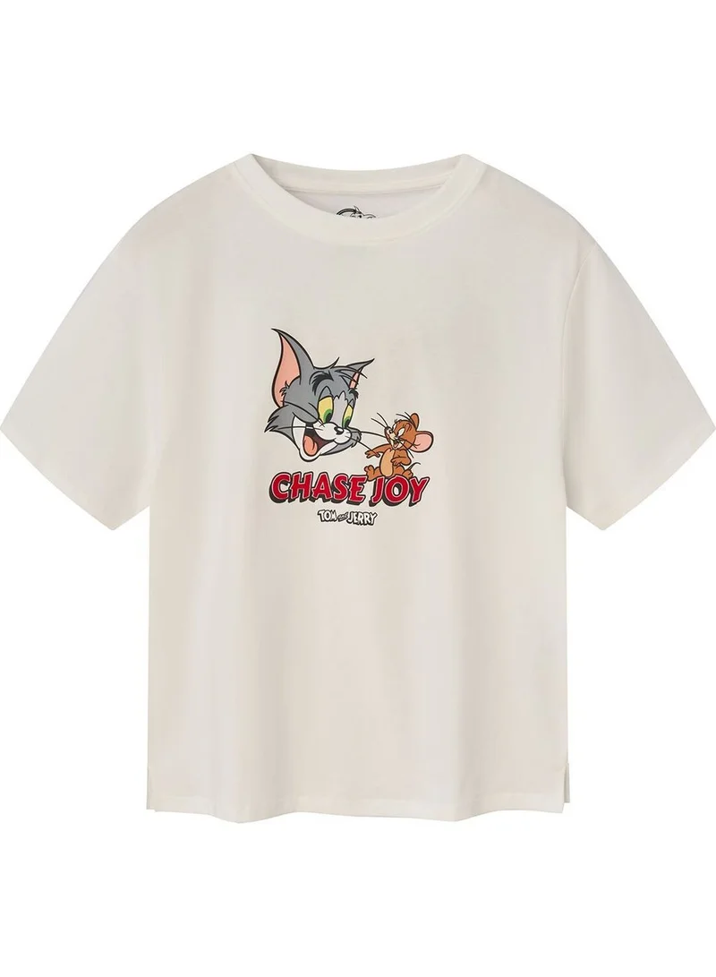 GIORDANO Women’s Tom & Jerry Limited Edition Printed Tee