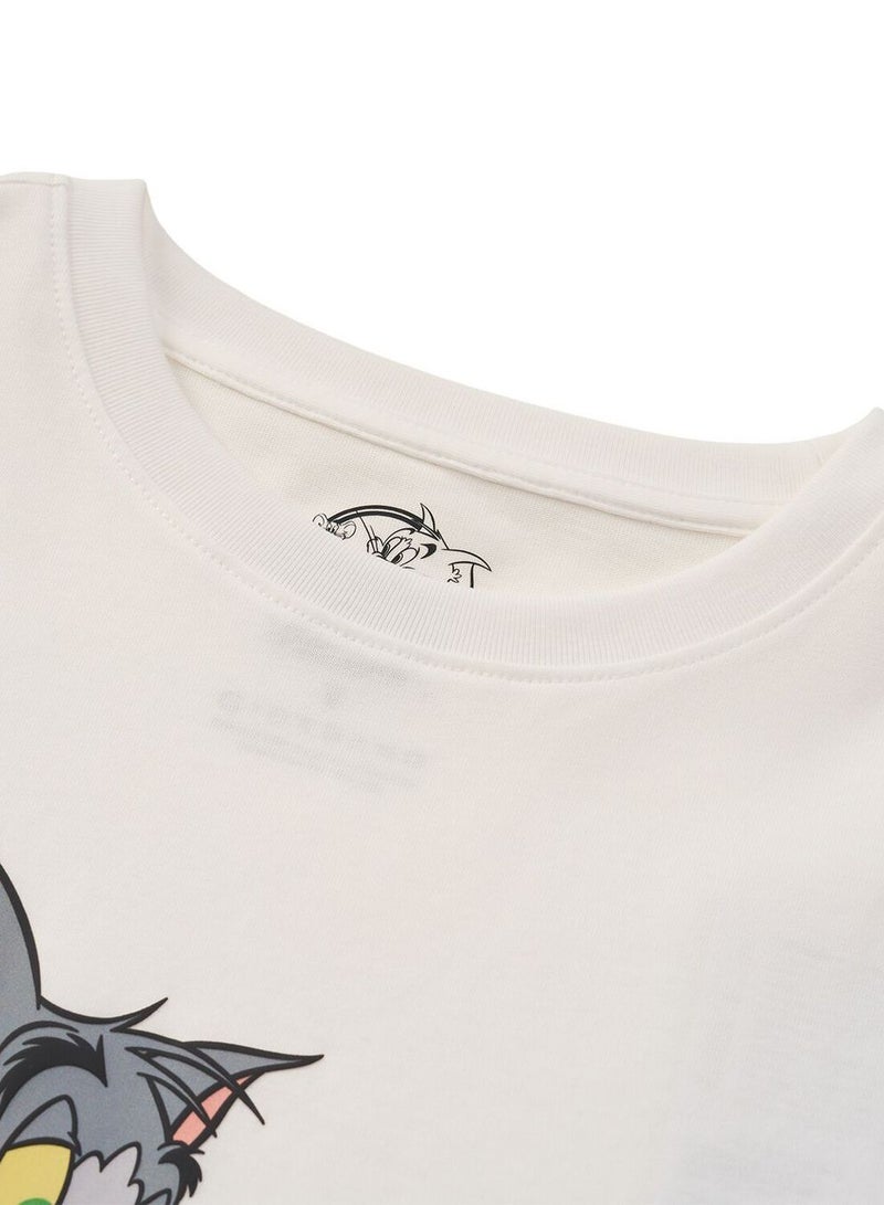 GIORDANO Women’s Tom & Jerry Limited Edition Printed Tee - Image 3