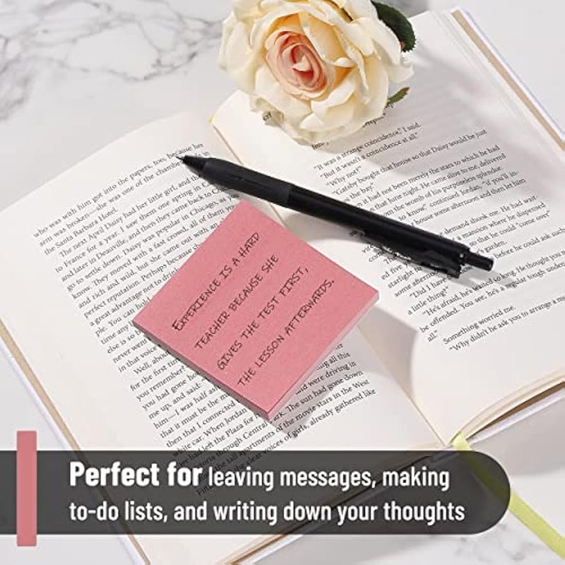 - Sticky Notes, 3x3, 12 Pads, Vintage Colors, Self-Stick Pads, Aesthetic, Colorful, Bulk - Image 4