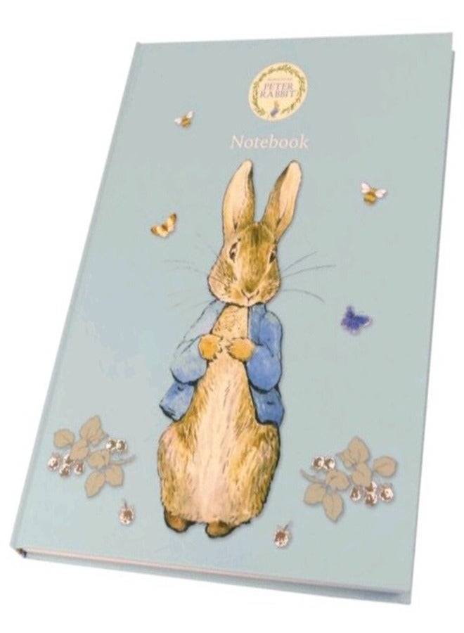 A4 Cased Notebook Peter Rabbit Blue By Robert Frederick Paperback