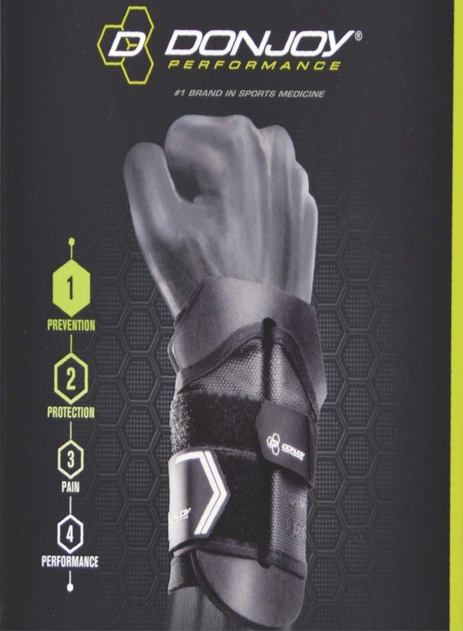 DonJoy Performance Anaform Wrist Wrap for Radial or Ulnar deviation, Sprains, Tendonitis, Carpal Tunnel & Wrist instabilities - Double Wrap Design for Athletes and Active Users, Large/X-Large - Image 2