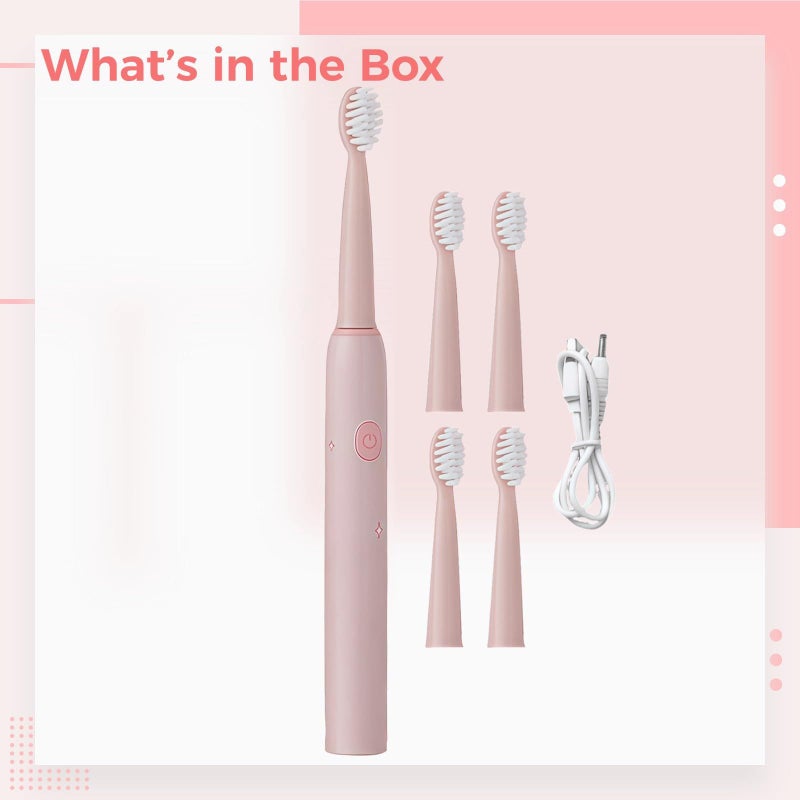 Kids Electric Toothbrush USB Rechargeable Waterproof 3 Modes Soft Bristles Fun Animal Design - Image 2