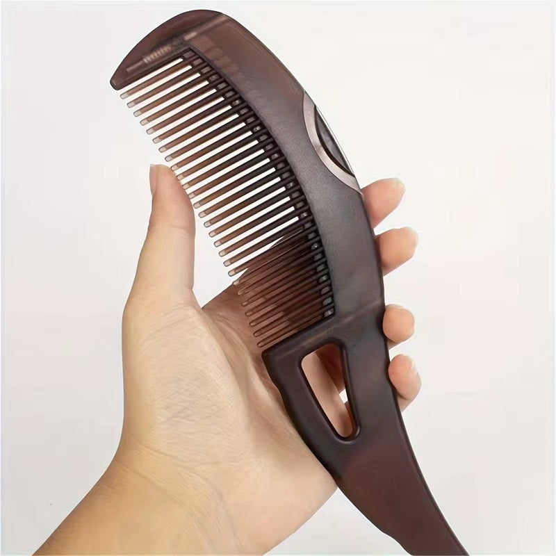 Ferozon Pack Of 1 Dandruff Comb Energy Massage Comb Scalp Brush for Dandruff Removal Lice Remover Products Hair Dressing Comb Plastic Brown Unisex - Image 1