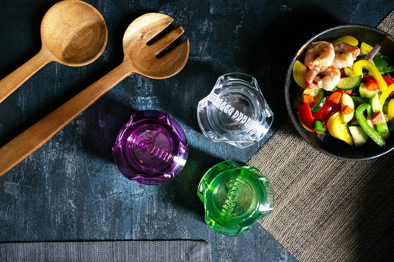 NexTrend Garlic Twister 4th Gen – Garlic Mincer & Garlic Press in One, for Ginger, Herbs, Nuts & more, BPA-Free, Dishwasher Safe, 3–5 Clove Capacity - Purple - Image 3