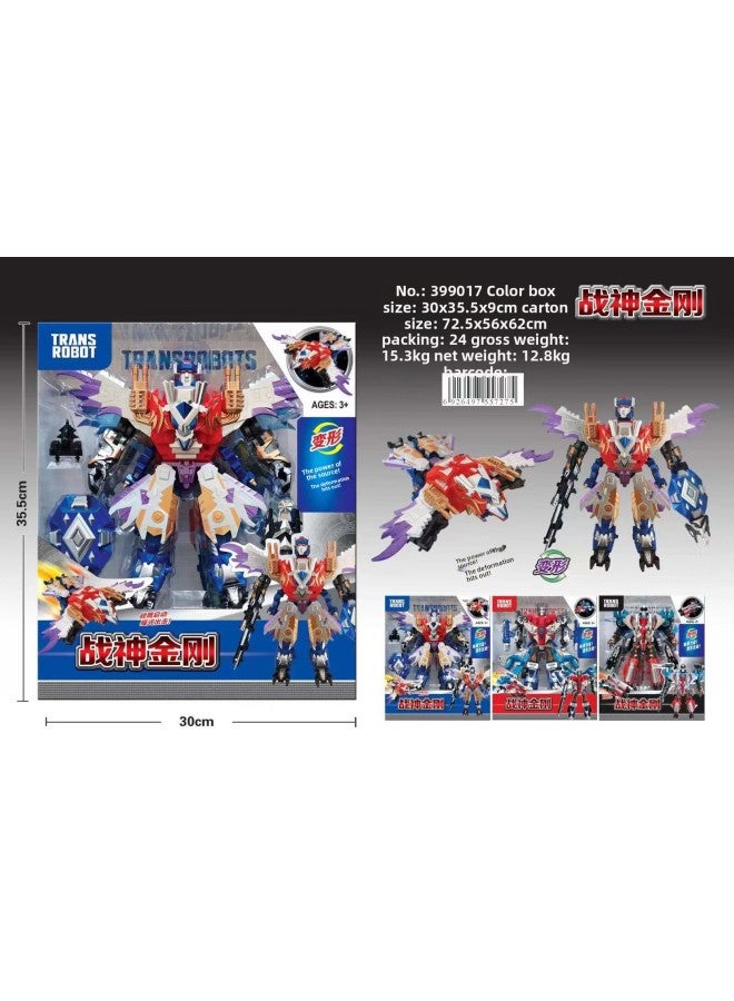399017-18-19 Deformation Toy Model Car God Of War King Kong Robot Children Boy Play House Wholesale-Color:Card 399017-18-19 God Of War King Kong Unit Price (3 Random) - Image 1