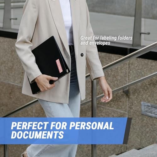 OfficeSmartLabels Confidential Labels (4 x 1 inch, Red - 300 Labels) Confidential Stickers for Special Handling Instructions, Top Secret Mail - Strong Permanent Self-Adhesive - Image 5