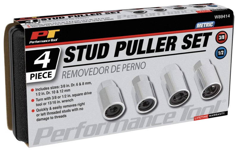 Performance Tool W89414 4-piece Metric Stud Puller Set - Image 2