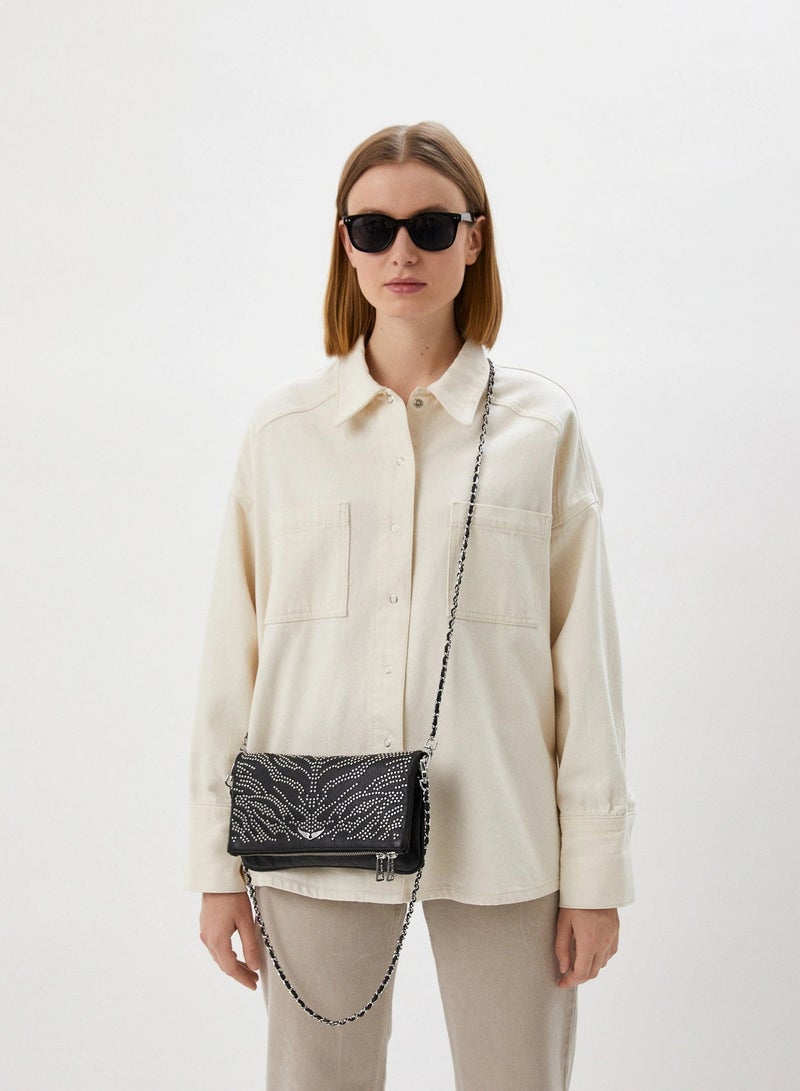 ZADIG & VOLTAIRE Leather Shoulder Bag - Image 2