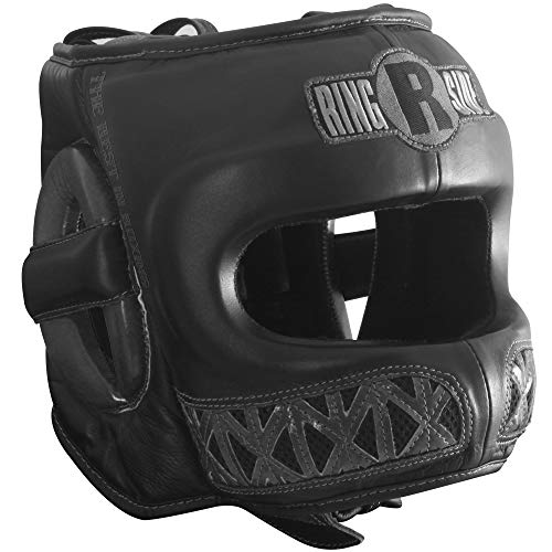 Ringside Youth Face Saver Headgear, Black, Large - Image 1