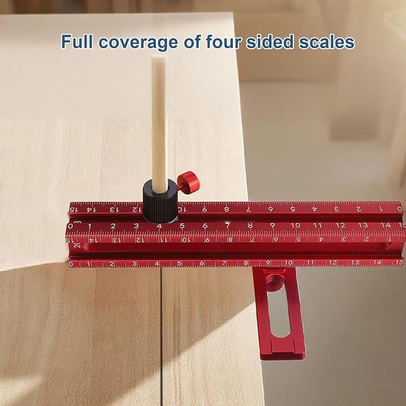 Aluminum Alloy Ceiling Leveling Ruler with Magnetic End for Woodworking and Tile Installation - Image 5