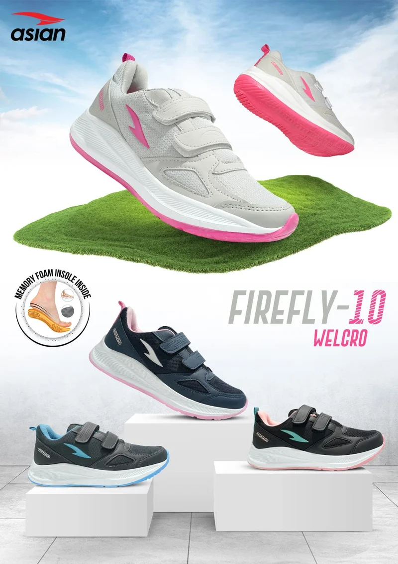 Asian Black Peach Sneakers for Girls